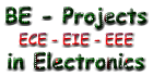 Click here for BE Projects in Electronics